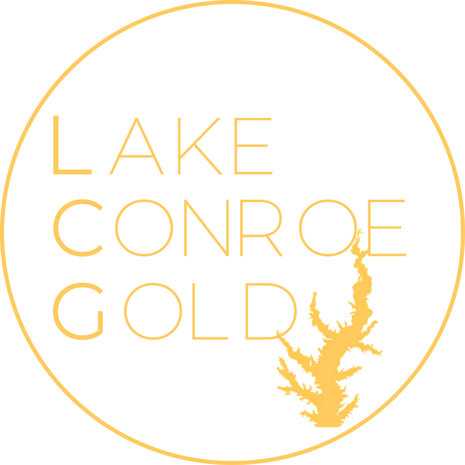 Lake Conroe Gold Logo