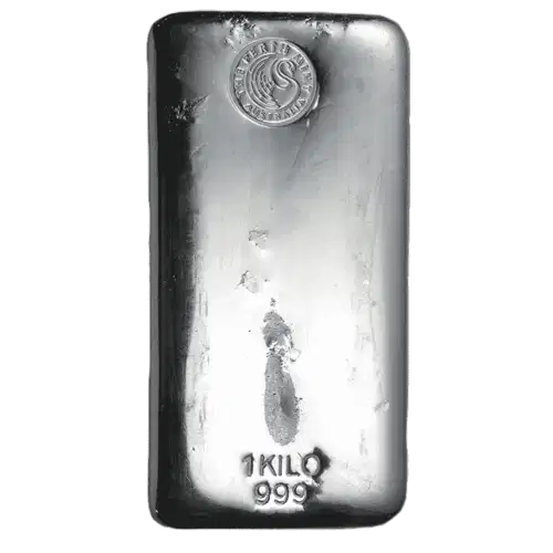 1 kg Perth Mint Silver Bar (2)