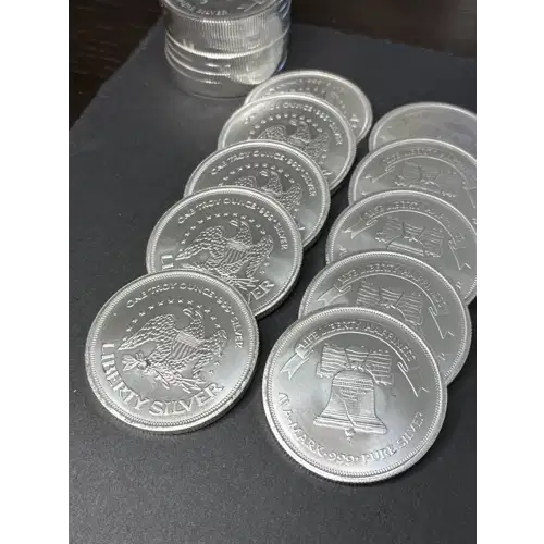 1oz A-Mark Liberty Silver - No Date (3)
