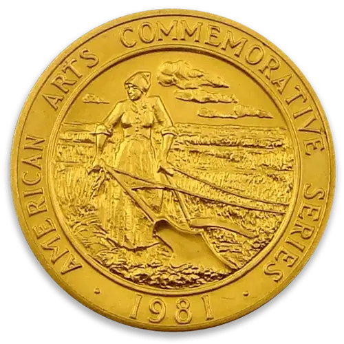 American Arts Commemorative Series Gold Medallion | 1 oz Gold Coin ...