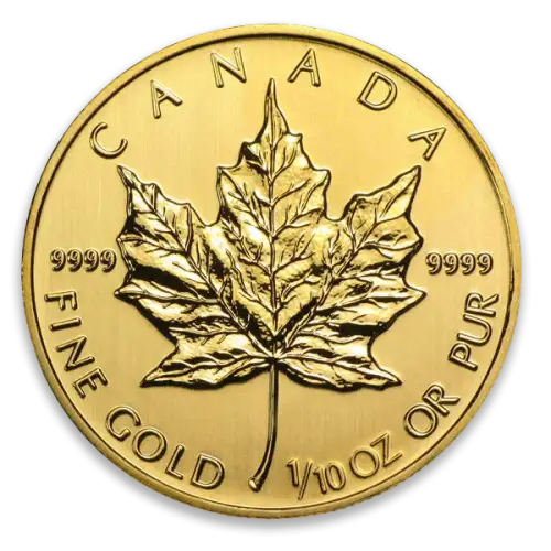 Any Year 1/10oz Canadian Gold Maple Leaf