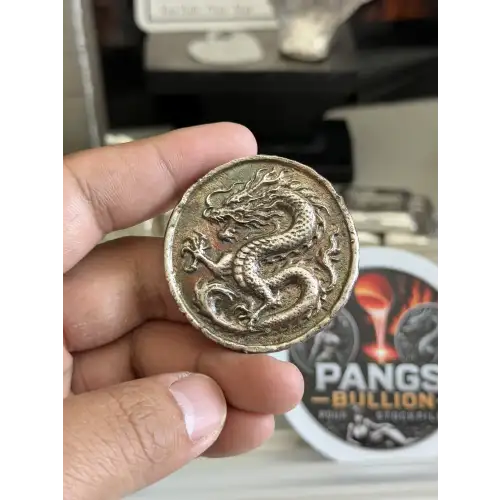 Dragon Hand-Poured Silver - 2.19OZT .999 Fine Silver - Lake Conroe Gold