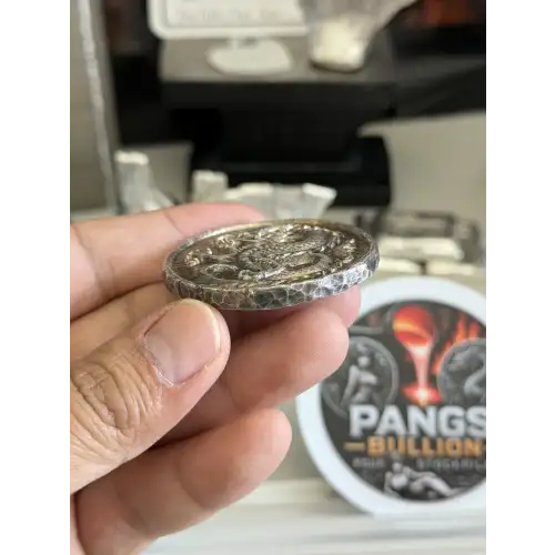 Dragon Hand-Poured Silver - 2.19OZT .999 Fine Silver - Lake Conroe Gold