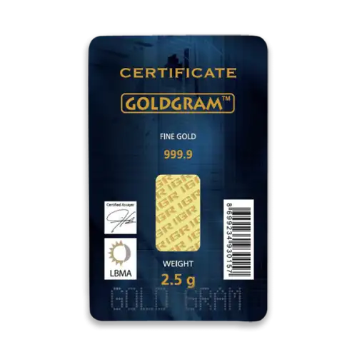 Generic 2.5g Gold Bar (4)