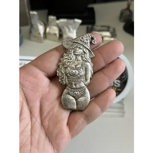 Pumpkin Baddie Hand-Poured Silver - 2.37OZT .999 Fine Silver