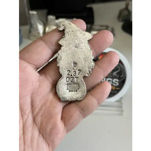 Pumpkin Baddie Hand-Poured Silver - 2.37OZT .999 Fine Silver (2)
