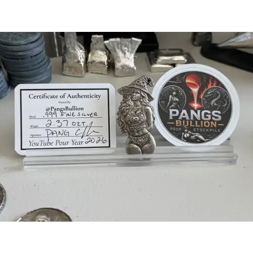 Pumpkin Baddie Hand-Poured Silver - 2.37OZT .999 Fine Silver (3)