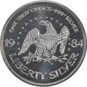 1oz 1984 A-Mark Vintage Silver Round