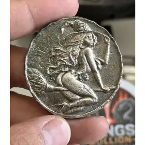 Wicked Witch Hand-Poured Silver - 2.1OZT .999 Fine Silver