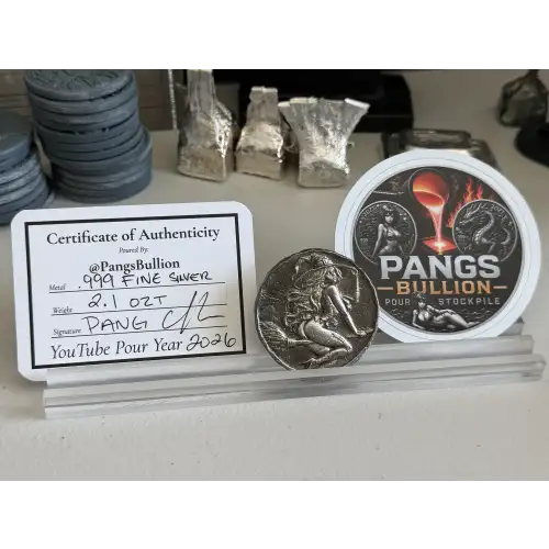 Wicked Witch Hand-Poured Silver - 2.1OZT .999 Fine Silver (3)
