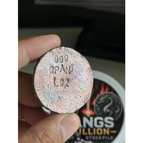 Zoro Hand-Poured Silver — 1.92 OZT .999 Fine Silver (3)